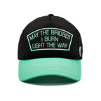 Light The Way Black Trucker Hat
